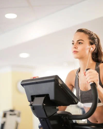 Woman outdoor fitness