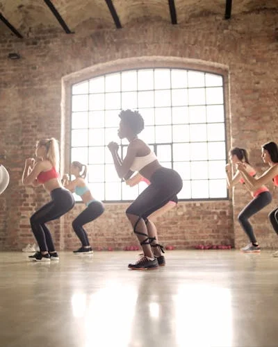 Woman stretching yoga
