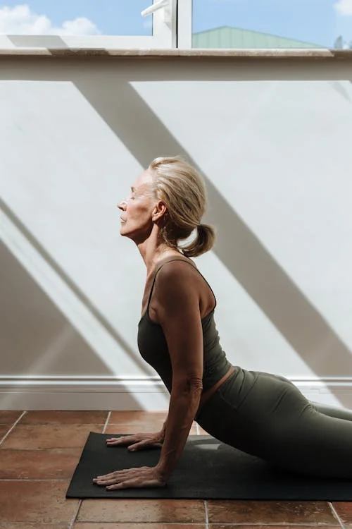 Woman doing yoga